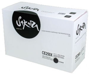 Картридж SAKURA CE250X для HP Color Laser Jet CM3530MFP/CM3530fsMFP/CP3525/CP3525n/CP3525dn/CP3525x (SACE250X)