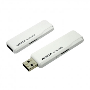 Флеш накопитель 16GB A-DATA UV110, USB 2.0, Белый (AUV110-16G-RWH)
