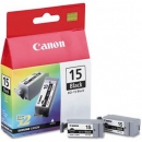 Картридж Canon BCI-15 (black) черный (100 стр.) для BJ-i70, BJ-i80, PIXMA-iP90 (2шт.) (8190A002)