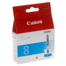 Картридж Canon CLI-8 (C) голубо (490 стр.) для PIXMA-iP3300, iP3500, iP4200, iP4300, iP4500, iP5200, iP5300, iP6600, iP6700, iX4000, iX5000 (0621B024)