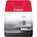 Картридж Canon PGI-5 (PGBK) черный Ink Tank (500 стр.) для PIXMA-iP3300, iP3500, iP4200, iP4300, iP4500, iP5200, iP5300, iX4000, (2шт.) (0628B030)