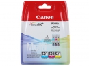 Набор картриджей Canon CLI-521 (C/M/Y) Multipack для PIXMA-iP3600, iP4600, iP4700, MP540, MP550, MP560, MP620, MP630, MP640, MP980, MP990 (2934B010)