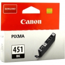 Картридж Canon CLI-451 (BKXL) черный увеличенный (4,4к стр.) для PIXMA-iP7240, iP8740, iX6840, MG5440, MG5540, MG5640, MG6340, MG6440 (6472B001)