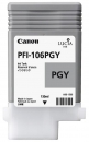Картридж Canon PFI-106PGY фото серый Ink Tank (130 мл.) для imagePROGRAF-iPF6300, iPF6350, iPF6400, iPF6450 (6631B001)