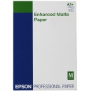 Бумага Epson матовая высококачественная с улучшенным цветовым охватом Enhanced Matte Paper , А3+, 192гр/м2, 329мм х 483мм, 100 листов  (C13S041719)
