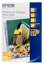 Фотобумага Epson глянцевая, полимерная Premium Glossy Photo Paper, А12, 255гр/м2, 10см х 15см, 50 листов (C13S041729)