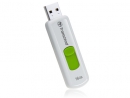 Флеш накопитель 16GB Transcend JetFlash 530, USB 2.0, Белый/Зеленый (TS16GJF530)
