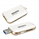 Флеш накопитель 32GB A-DATA i-Memory Elite UE710, USB 3.0/Lightning, Белый (AUE710-32G-CWH)