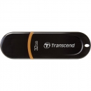 Флеш накопитель 32GB Transcend JetFlash 300, USB 2.0, Черный/Желтый (TS32GJF300)
