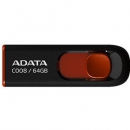 Флеш накопитель 64GB A-DATA Classic C008, USB 2.0, Черный (AC008-64G-RKD)