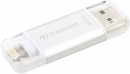 Флеш накопитель 64GB Transcend JetDrive Go 300K, USB 3.1/Lightning, серебристый (TS64GJDG300S)