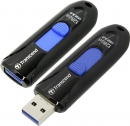 Флеш накопитель 128GB Transcend JetFlash 790, USB 3.0, Черный/Синий (TS128GJF790K)