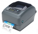 Термотрансферный принтер штрих-кода (этикеток) Zebra GX420t, 203 dpi, RS232, USB, LPT, нож, темно-серый (GX42-102522-000)