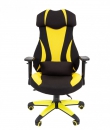 Игровое кресло Chairman game 14 чёрное/жёлтое (00-07022221)