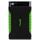 Внешний жесткий диск 1TB Silicon Power  Armor A15, 2.5, USB 3.1, черный/зеленый (SP010TBPHDA15S3K)