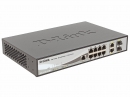 Управляемый коммутатор D-Link DES-1210-10/ME/B 2 уровня с 8 портами 10/100Base-TX и 2 комбо-портами 100/1000Base-T/SFP (DES-1210-10/ME/B)