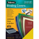 Обложки Fellowes®, Delta A4, желтые, 100 шт., картон с тиснением под кожу (FS-5370501)