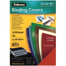 Обложки Fellowes®, Delta A4, красные, 100 шт., картон с тиснением под кожу (FS-5370301)