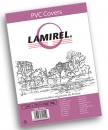 Обложки Lamirel Transparent A4, PVC, красные, 150мкм, 100 шт. (LA-78781)