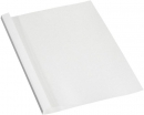 Обложки для термопереплета Fellowes® A4, 10 мм, 100 шт, вверх - прозрачный ПВХ, низ - глянцевый белый картон (FS-5391401)