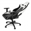 Игровое кресло Sharkoon Elbrus 3 чёрно-белое (ELBRUS-3-BK/WH)