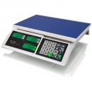 Торговые настольные весы MERTECH M-ER 326 AC-15.2 Slim LCD Белые (3040)
