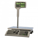 Торговые настольные весы MERTECH M-ER 326 ACPX-15.2 SlimX LCD Белые (3048)