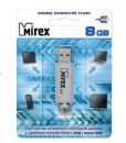 Флеш накопитель 16GB Mirex Smart, OTG, USB 2.0/MicroUSB, Черный (13600-DCFBLS16)