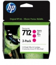 Картридж HP 712 струйный пурпурный упаковка 3 шт (3*29 мл) (3ED78A)