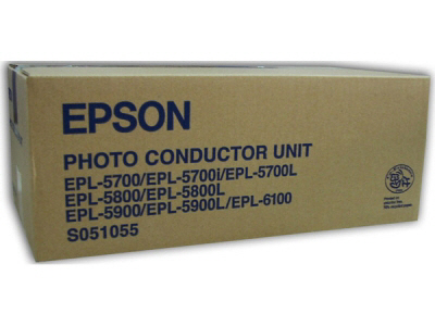 Фотобарабан Epson S051055 (black) черный Photoconductor Unit (20к стр.) для EPL-5700, EPL-5800, EPL-5900, EPL-6100 (C13S051055)