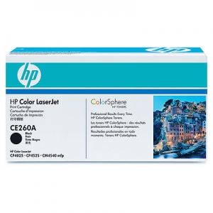Картридж HP LaserJet CE260A черный для HP CM4540 (CE260A)