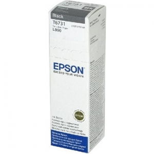 Контейнер Epson T6731 (black) черный Ink Bottle (1,8к стр.) для L-1800, L-800, L-805, L-810, L-850 (C13T67314A)