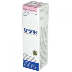 Контейнер Epson T6736 (light magenta) светло-пурпурный Ink Bottle (1,8к стр.) для L-1800, L-800, L-805, L-810, L-850 (C13T67364A)