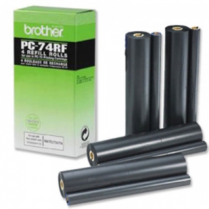 Пленка Brother PC-74RF термическая Printing Cartridge (140 стр.) для FAX-T72, FAX-T74, FAX-T76, FAX-T78, FAX-T7 Plus, FAX-T92 (4шт.) (PC74RF)