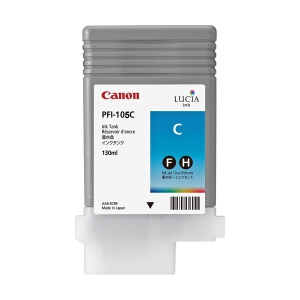 Картридж Canon PFI-105C голубой Ink Tank (130 мл.) для imagePROGRAF-iPF6300, iPF6350 (3001B005)