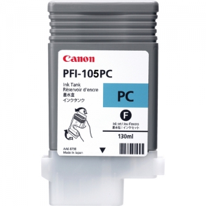 Картридж Canon PFI-105PC фото голубой Ink Tank (130 мл.) для imagePROGRAF-iPF6300, iPF6350 (3004B005)