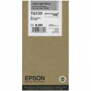 Картридж Epson T6539 (light light black) светло-серый Ink Cartridge (200 мл.) для Stylus Pro-4900 (C13T653900)