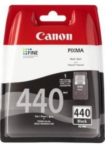 Картридж Canon PG-440 черный Fine Cartridge (180 стр.) для PIXMA-MG2140, MG2240, MG3140, MG3240, MG3540, MG3640, MG4140, MG4240, MX374 (0615B025)