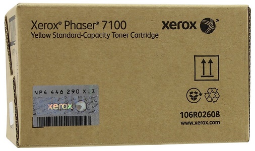 Тонер-картридж XEROX Phaser 7100 желтый (106R02608)