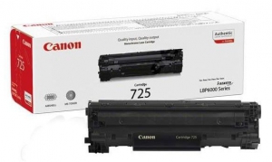 Тонер-картридж Canon 725 (black) черный Monochrome Laser Cartridge (1,6к стр.) для F-158200, LBP-6000, LBP-6020, LBP-6030, MF-3010 (3484B005)