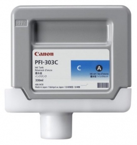 Картридж Canon PFI-303C голубой Ink Tank (330 мл.) для imagePROGRAF-iPF810, iPF815, iPF820, iPF825 (2959B001)