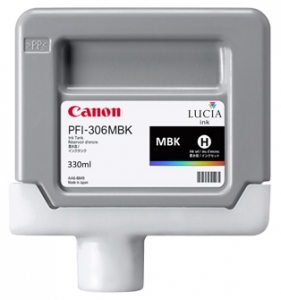 Картридж Canon PFI-306MBK матовый черный Ink Tank (330 мл.) для imagePROGRAF-iPF8300, iPF8310, iPF8400, iPF9400 (6656B001)