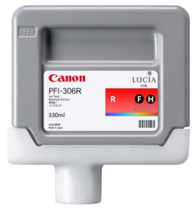 Картридж Canon PFI-306R красный Ink Tank (330 мл.) для imagePROGRAF-iPF8300, iPF8310, iPF8400, iPF9400 (6663B001)