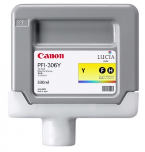 Картридж Canon PFI-306Y желтый Ink Tank (330 мл.) для imagePROGRAF-iPF8300, iPF8310, iPF8400, iPF9400 (6660B001)
