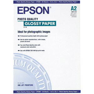 Бумага Epson полуматовая, высококачественная Standard Proofing Paper, А2, 205гр/м2, 420мм х 594мм, 25 листов  (C13S045006)