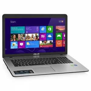 Ноутбук ASUS X751LN 17.3 1600х900, Intel Core i7-4510U 2.0GHz, 8Gb, 1Tb, DVD-RW, NVidia GT840M 2Gb, Wi-Fi, Win8.1, black/silver