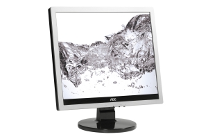МОНИТОР 17 AOC E719SD Silver-Black (LED, LCD, 1280x1024, 5 ms, 170°/160°, 250 cd/m, 20M:1, +DVI)