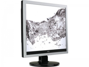 МОНИТОР 17 AOC E719SDA Silver-Black (LED, LCD, 1280x1024, 5 ms, 170°/160°, 250 cd/m, 20M:1, +DVI, +MM)