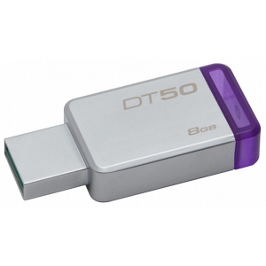 Флеш накопитель 8GB Kingston DataTraveler 50, USB 3.1 фиолетовый (DT50/8GB)