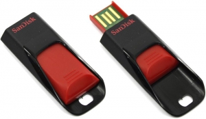 Флеш накопитель 16GB SanDisk CZ51 Cruzer Edge, USB 2.0, Black(SDCZ51-016G-B35)